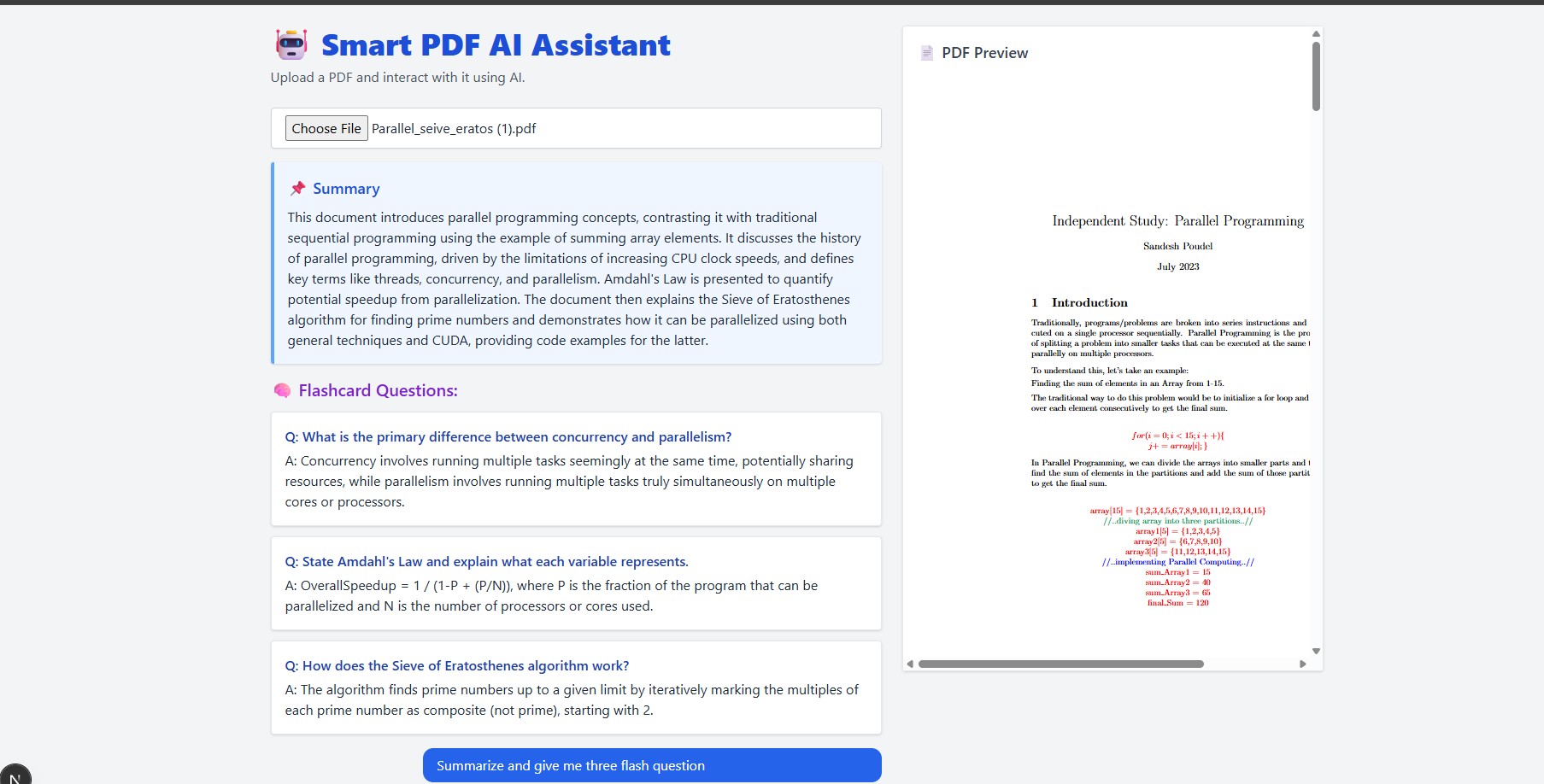 Smart PDF Q&A Tool